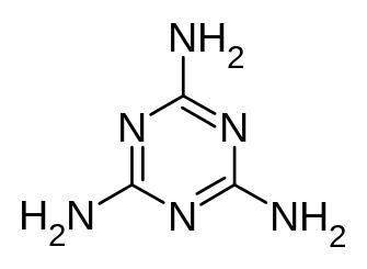 C3H6N6 الميلامين