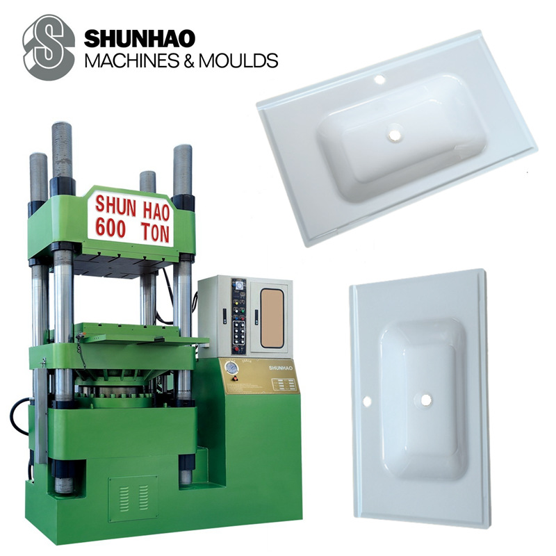 600 tons wash basin making machine