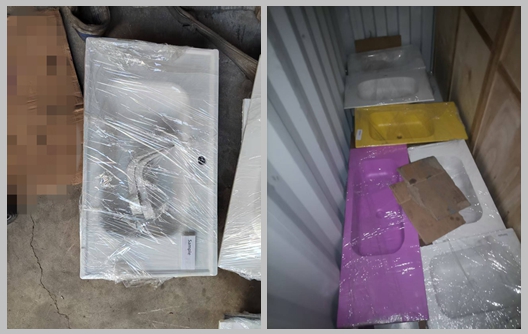 wash basin compression moulds