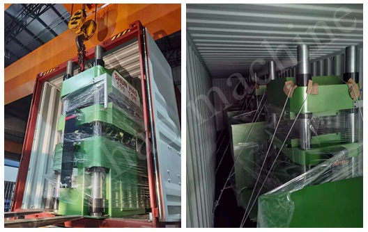 Shunhao 500 tons melamine molding machine shipment
