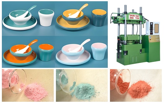 Shunhao factory double color melamine molding machine