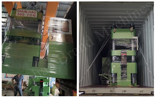 Shunhao tableware melamine molding machine shipment