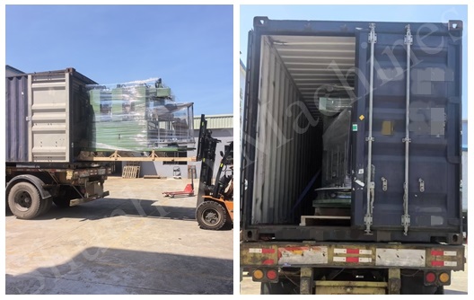Shunhao melamine edging polishing machine for dinnerware shipment