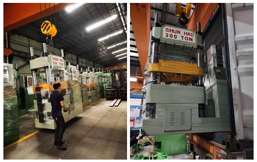 شحنة آلات تصنيع أدوات الميلامين الهيدروليكية الملونة المخصصة من مصنع Shunhao