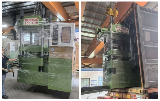 Shunhao Repeat Order Shipment: 200 Tons 2 Color Melamine Ware Press Delivered to Our Long-Term Partner