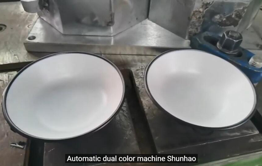 من السهل صنع أدوات مائدة من الميلامين بلونين في Shunhao